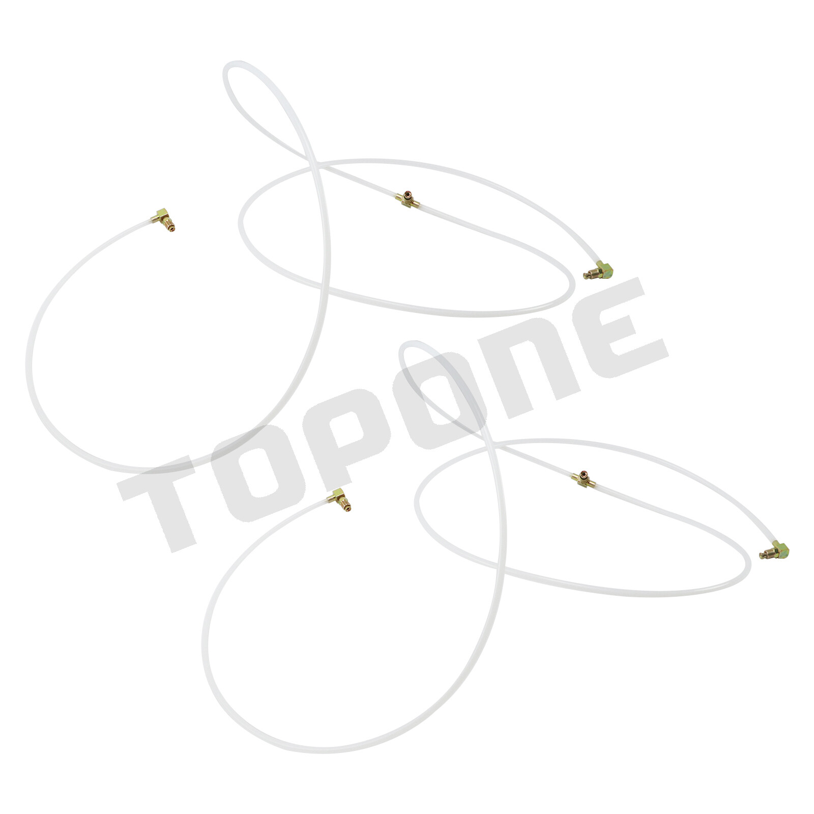 2PCS Convertible Power Top Hydraulic Fluid Hose Lines & Fittings