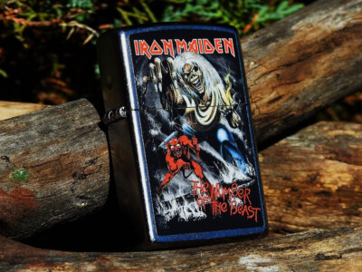 Iron Maiden Zippo Lighter - The Number of the Beast - Eddie