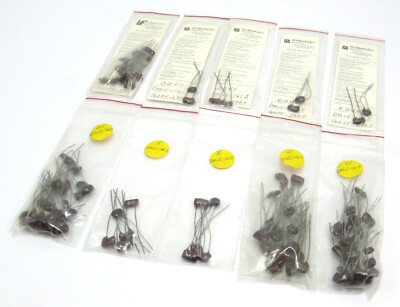 DM15-161J Mica Capacitors 160pf - 500v, Lot of 100+ Unused in Bags, Read