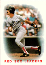 1986 Topps Red Sox Leaders Dwight Evans #396 Boston Red Sox Team Leader Baseball