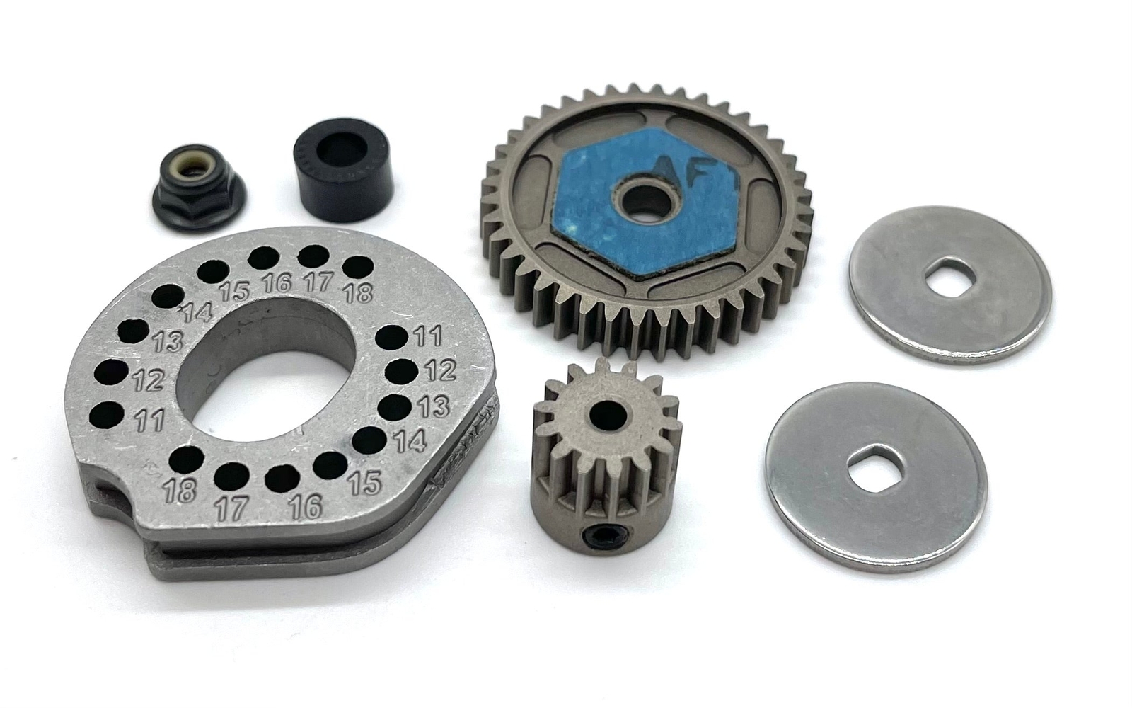 Axial SCX-10 Bronco Wrangler SPUR, plate and pinion