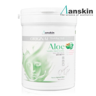 ANSKIN Original Modeling Mask 240g Aloe Jelly Rubber Mask Koreanische Hautpflege