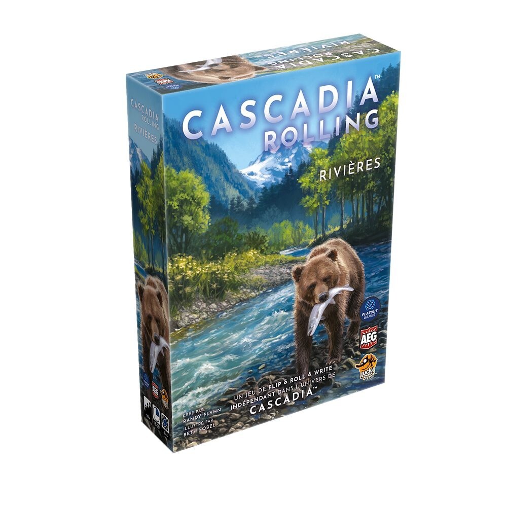 Cascadia Rolling Rivières jeu pour animer vos soirées en famille
