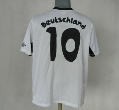 Germany World Cup 2014 FAN Jersey #10 White Shirt Size XL Soccer