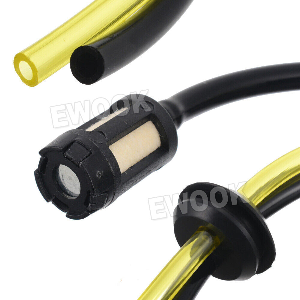 2 Set Whipper Snipper Line Trimmer Cutter Fuel Line Filter Hose Pipe