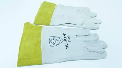 John Tillman & Co 25AXL X-Large Pearl Split Deerskin Unlined Premi