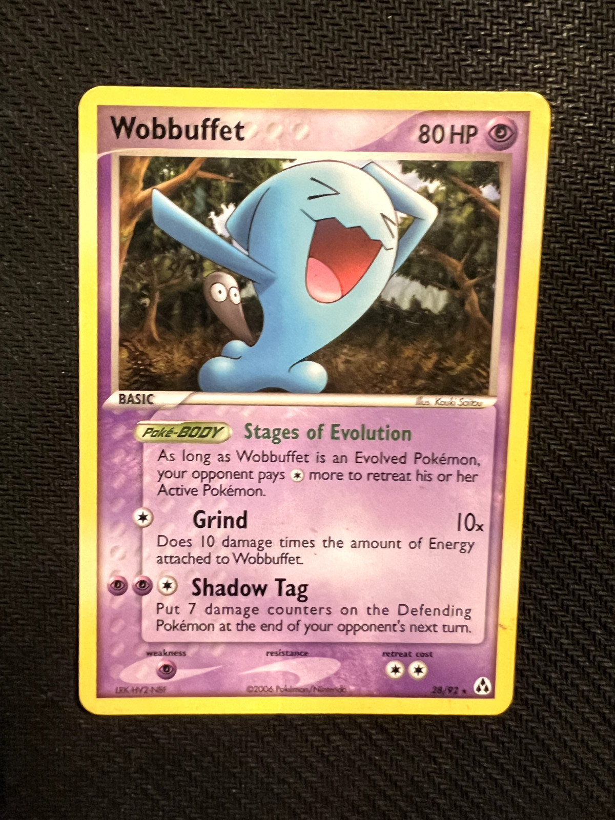 Wobbuffet #28 Pokemon Legend Maker Regular LP