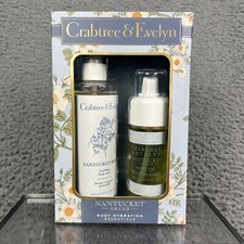 NIB Crabtree Evelyn Nantucket Briar Body Hydration Gift Set Body Oil Mist