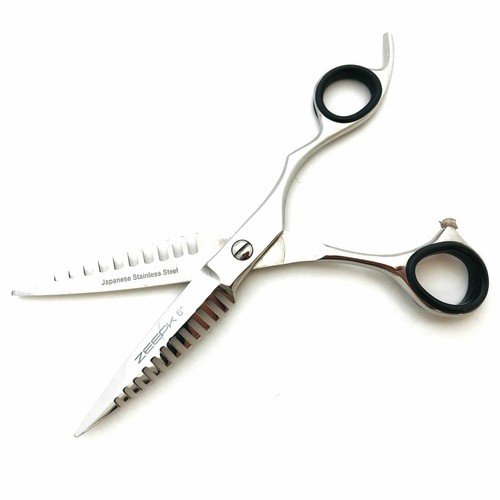 6" Japanese Razor Edge Sharp Shark Fin Hair Styling, Hair Dressing Scissor Shear - Bild 2 von 2