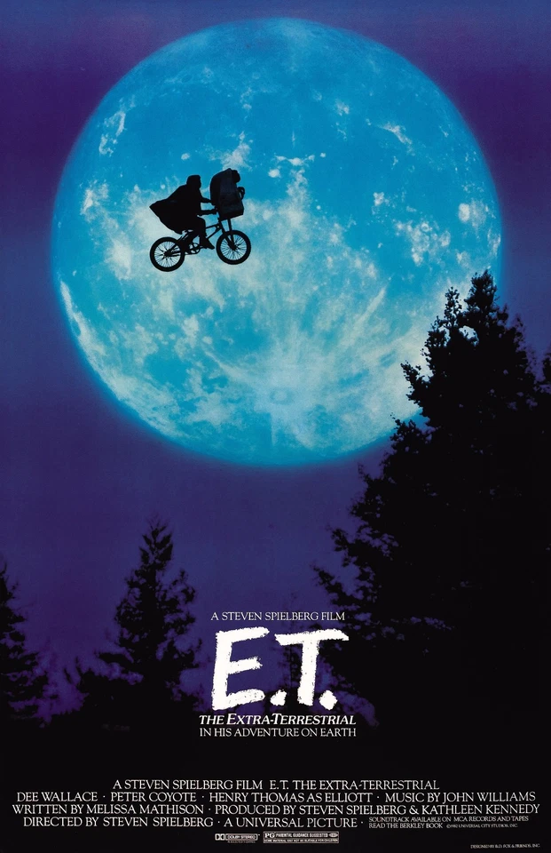 E.T. movie poster 11 x 17 inches E.T. The Extra Terrestrial poster (style c)