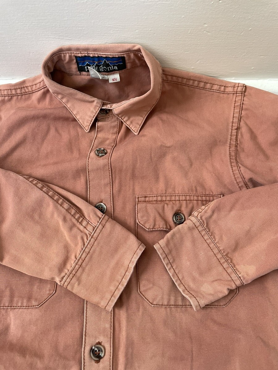 Vintage Patagonia Button Up Shirt 80s Big Label Mens XS Vintage Patagonia Button Up Shirt 80s Big Label Mens XS