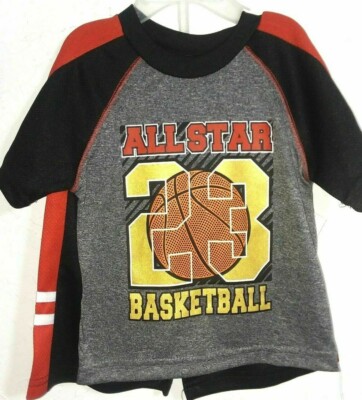 MAD GAME - TODDLER BOYS-SIZE ''12 Mo'' WHITE/RED PREMIUM-2Pc SHIRT/SHORTS-OUTFIT