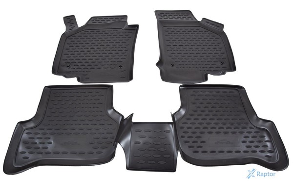 GummifußMatten Gummimatten 3D Passend FüR Seat Leon 2006-2012 4 Tlg-image