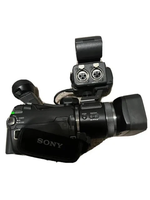 Sony HVR-A1E Camcorder + 1x Power Pack + 1x Mic Adapter + 1x Sony 7.2Big Battery - Image 3 of 4
