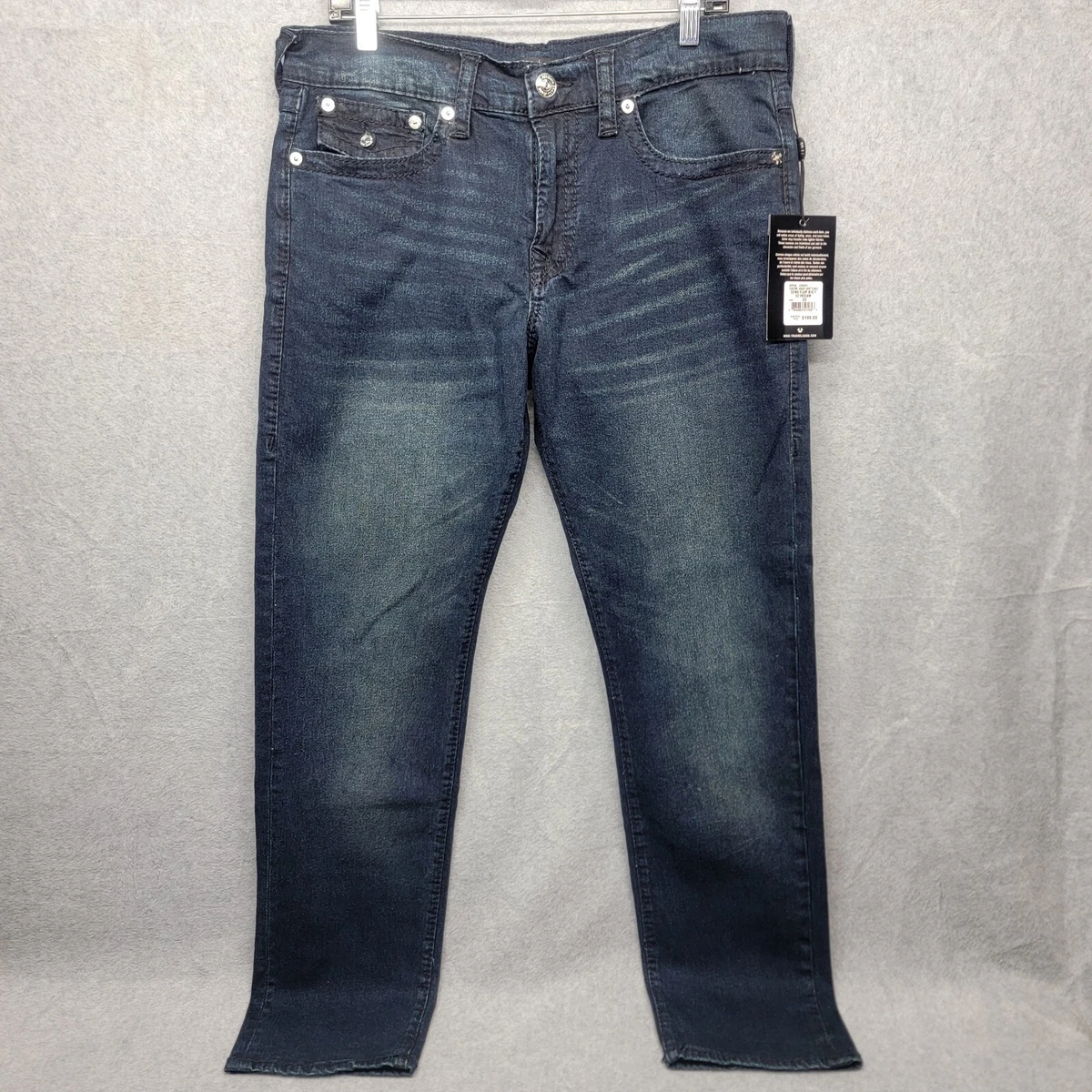 True Religion World Tour Blue Jeans for Men for sale - eBay