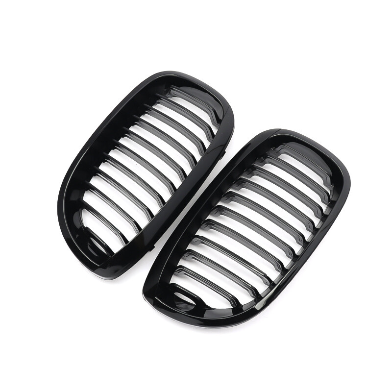 Grille De Calandre Avant Noire Brillante Pour BMW Série 3 E46 Coupé 325Ci/330Ci LCI 2003-2006 - ABS, Facile à Monter