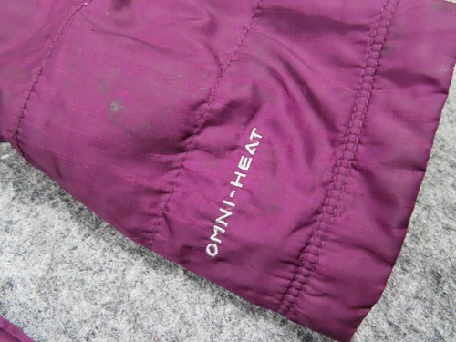 Chaqueta Columbia Mujer 3XL Púrpura Omni-Heat Puffer Parka LARGA LUZ DE LA MAÑANA* - Imagen 6 de 14