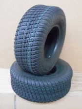2 (TWO) 4.10/3.50-4 410/350-4 Lawn Mower Turf Tires 4 Ply Rated Tubeless P332