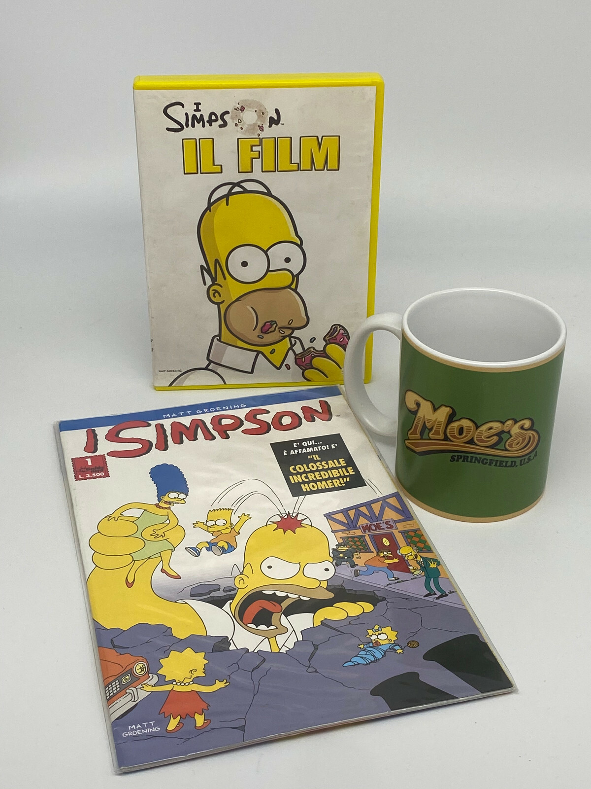 I Simpson Fumetto n°1 Nuovo + I Simpson, Il Film & Tazza MUG "Moe's"!!!