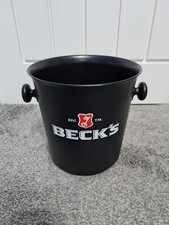 Beck s Eiskübel schwarz Kunststoff Bier Lage...
