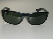 VINTAGE B L RAY-BAN L2870 G15 GLOSSY BLACK EBONY BALORAMA WRAP SUNGLASSES