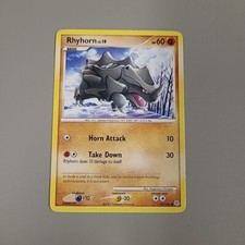 Pokemon Card Rhyhorn LV.19 Diamond & Pearl 95/130 Non-Holo Common TCG HP