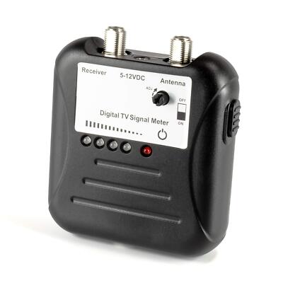 Signal Strength Meter with Adjustable Signal Strength - Digital TV OTA Antenn...