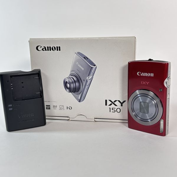 Canon IXY 150 red English Language compact digital camera Canon IXY 150 red English Language compact digital camera