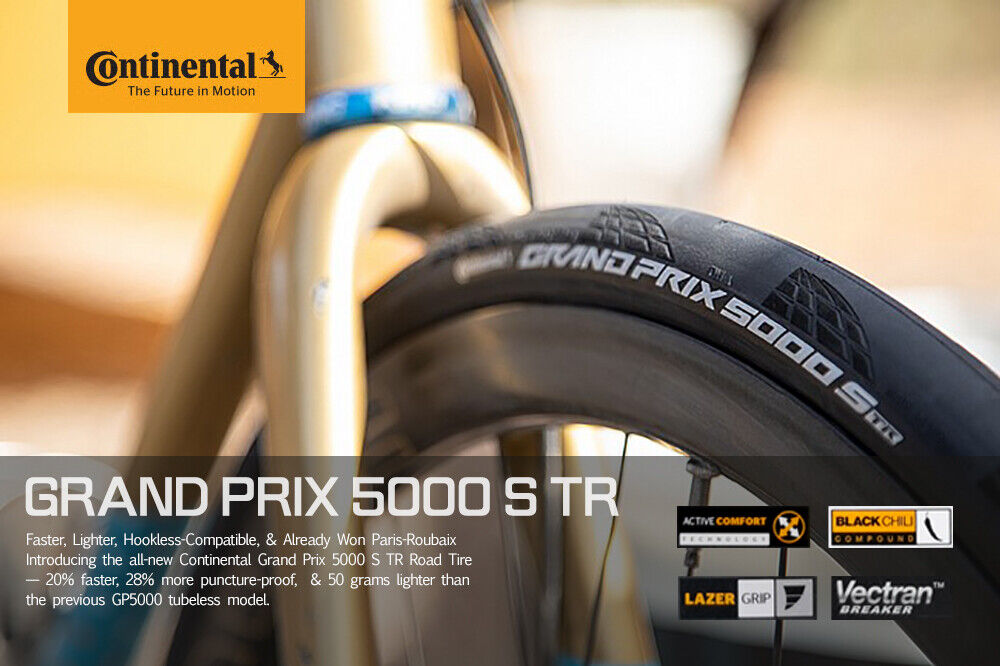 Continental Grand Prix 5000/GP5000 S TR 700*23C/25C Bike Folding