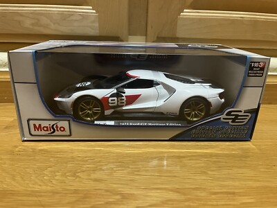 1/18 フォードGT Maisto 1:18 2021 Ford GT Heritage #98 White Special Edition