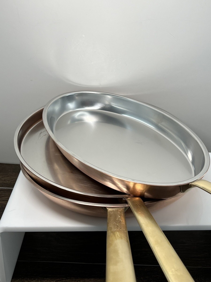 SPRING CULINOX 3 Piece Copper Round Crepe/Pancake, Oval Fish