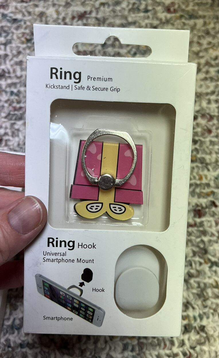 Universal Smartphone Mount with Ring Hook & Kickstand – Perfect Gift-image