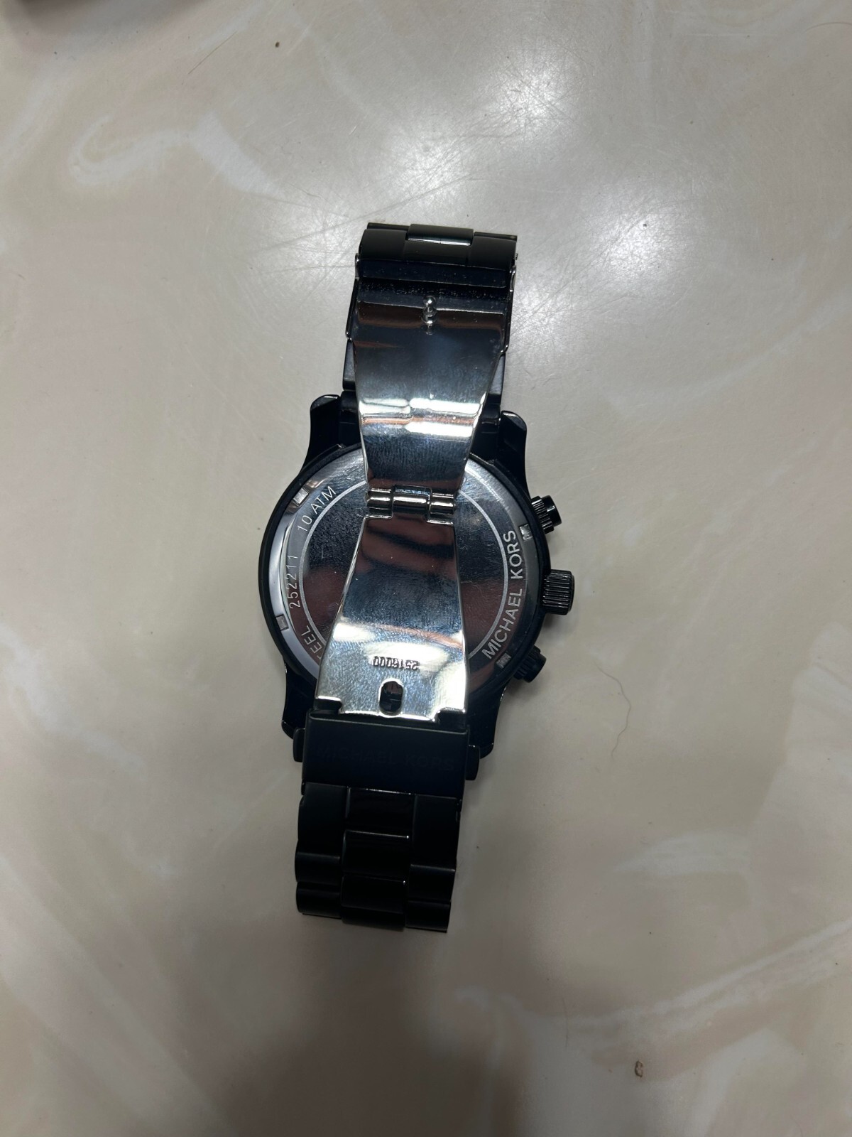 Michael Kors Oversized Runway Black-Tone Watch | Style #MK9073 | eBay
