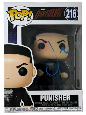 Jon Bernthal Signed Funko Pop Punisher Marvel Daredevil 216