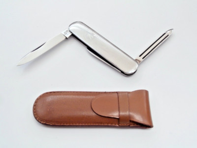 Taschenmesser GUSTOC ROSTFREI Inox SOLINGEN Konkav Pocket Knife 2 Blade RAR TOP!
