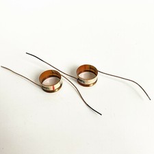 2 Pcs 13.15mm H 7.5mm 2-Layer KSV Frame Bass Woofer Speaker VoiceCoil 8Ohms