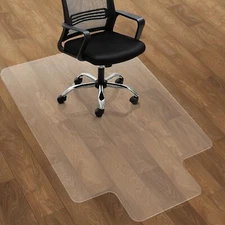 36x47 Inch Clear Office Chair Floor Protector Mat for Hardwood Floor