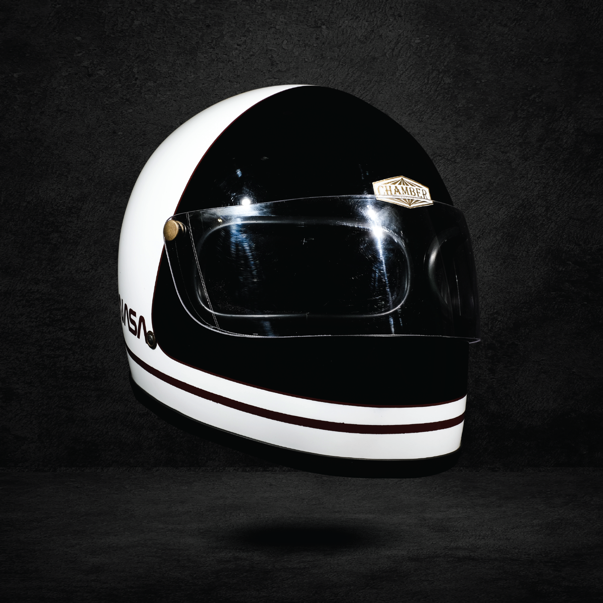 SALE VINTAGE CUSTOM HELMET TWINEYES NASA FOR CAFERACER BOBBER