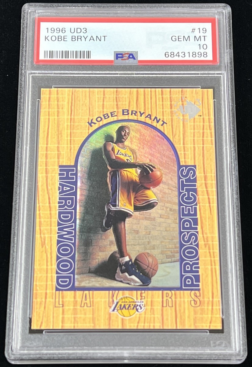 1996 UD3 #19 KOBE BRYANT ROOKIE CARD PSA 10 GEM MINT RC