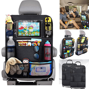 CAR BACK SEAT ORGANISER MULTI POCKET STORAGE TRAVEL TIDY BAG HOLDER KIDS TOY