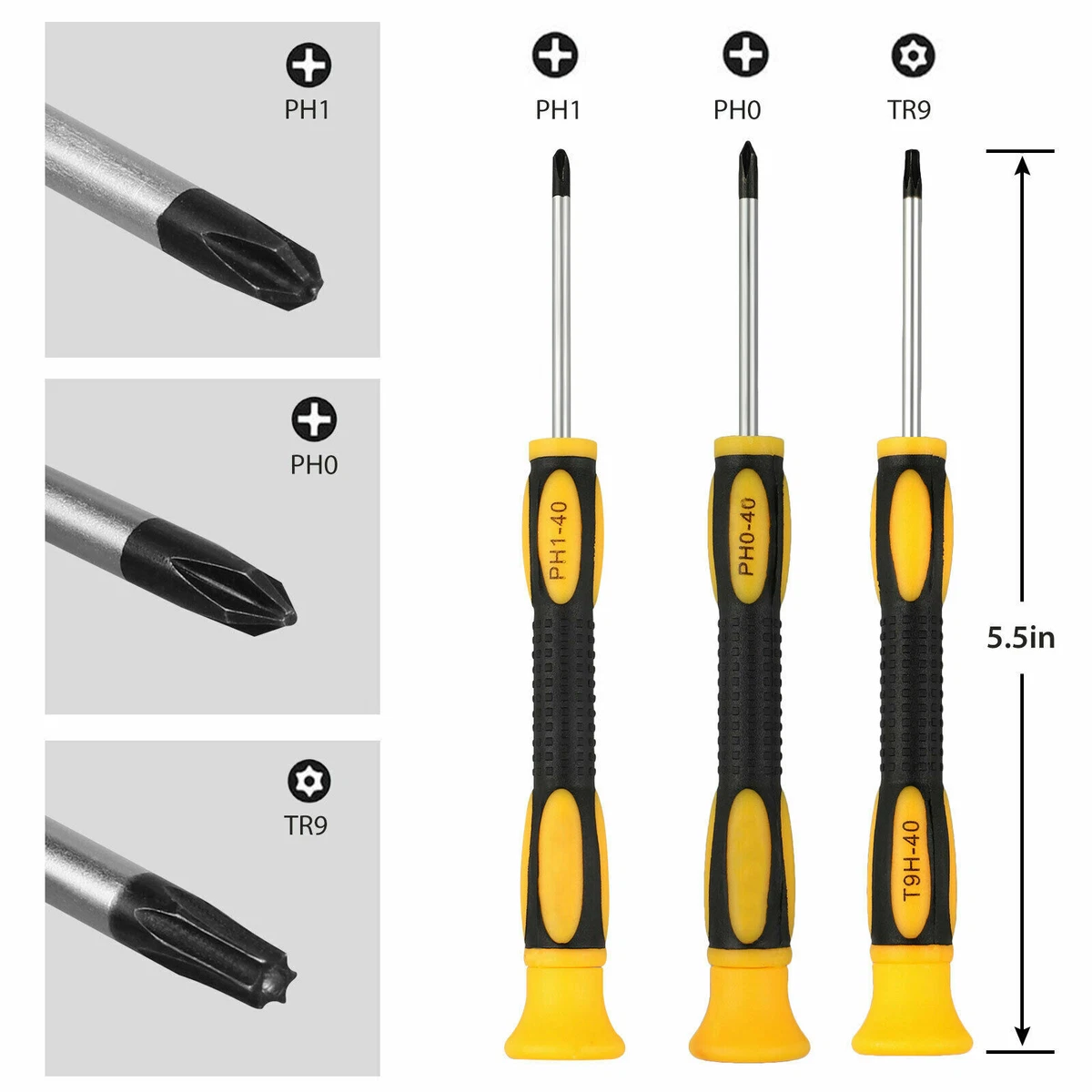 Cleaning Repair Tool Kit for PS4 PS5 TR9 Torx Security Screwdriver