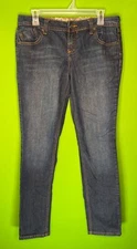 Zana Di ZD Premium Jeans Juniors Size 9 Blue Back Flap Pockets Retro Y2k