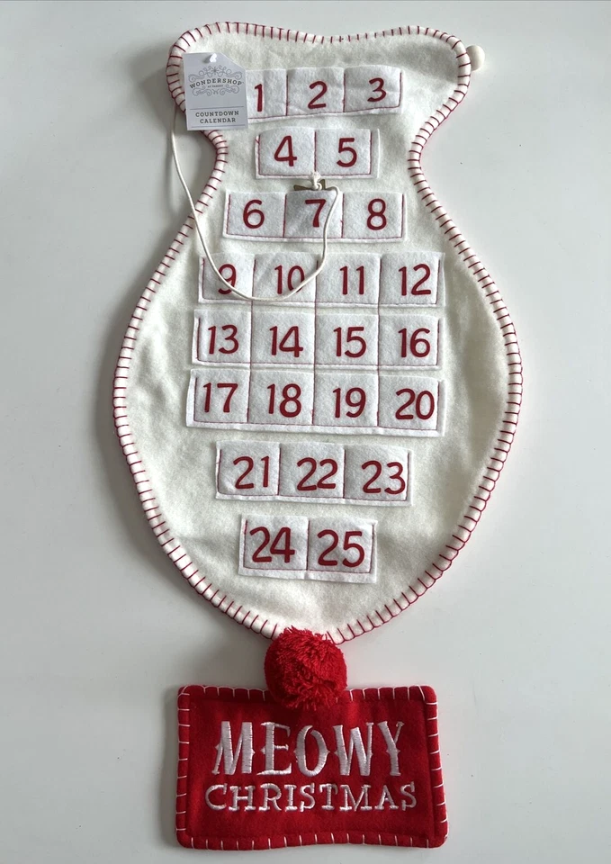 Wondershop Cat Fish Christmas Advent Countdown Calendar New  - Image 3 of 4