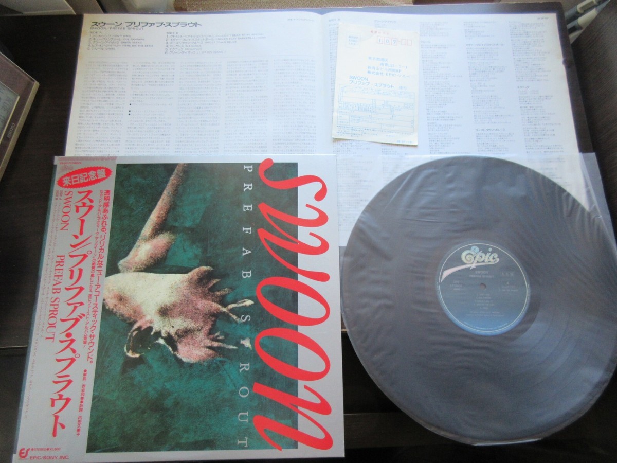 Prefab Sprout Swoon Japan Promo Label Vinyl LP w OBI 28 3P 737