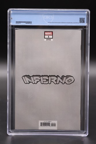 Inferno (2021) #1 Artgerm 1 In 100 Virgin Variant CBCS 9.8 Blue Label White Pgs - Picture 2 of 3