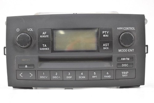Toyota Corolla Verso E121 2002 Unité principale radio CD DVD GPS 86120 ...