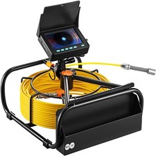 Sewer Camera Pipe Inspection Camera 50M / 164FT Cable 4.3 In. LCD Monitor