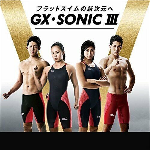 Mizuno Swimsuit Men Gx-sonic III Mr Fina N2MB6002 Red Size