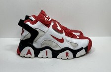 Nike Air Barrage Mid White University Red Bla...