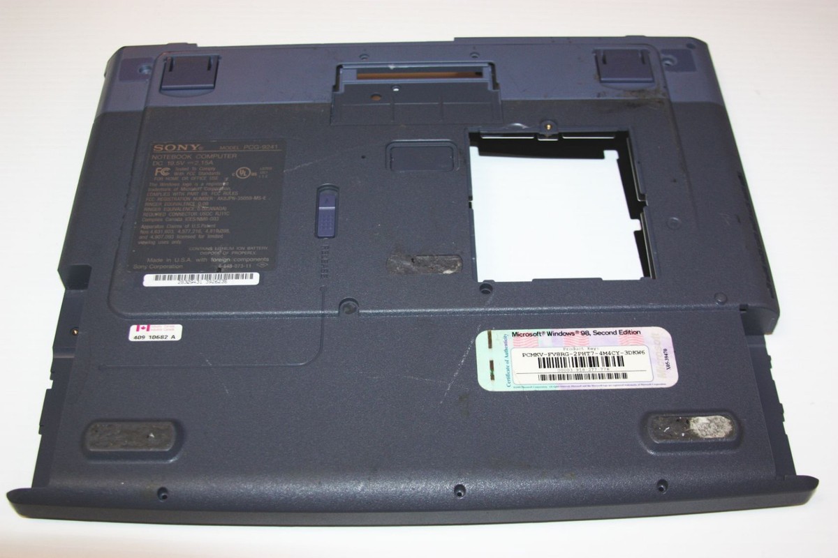 BOTTOM BASE LOWER CASE COVER ASSEMBLY--SONY VAIO PCG-F540/9241/F